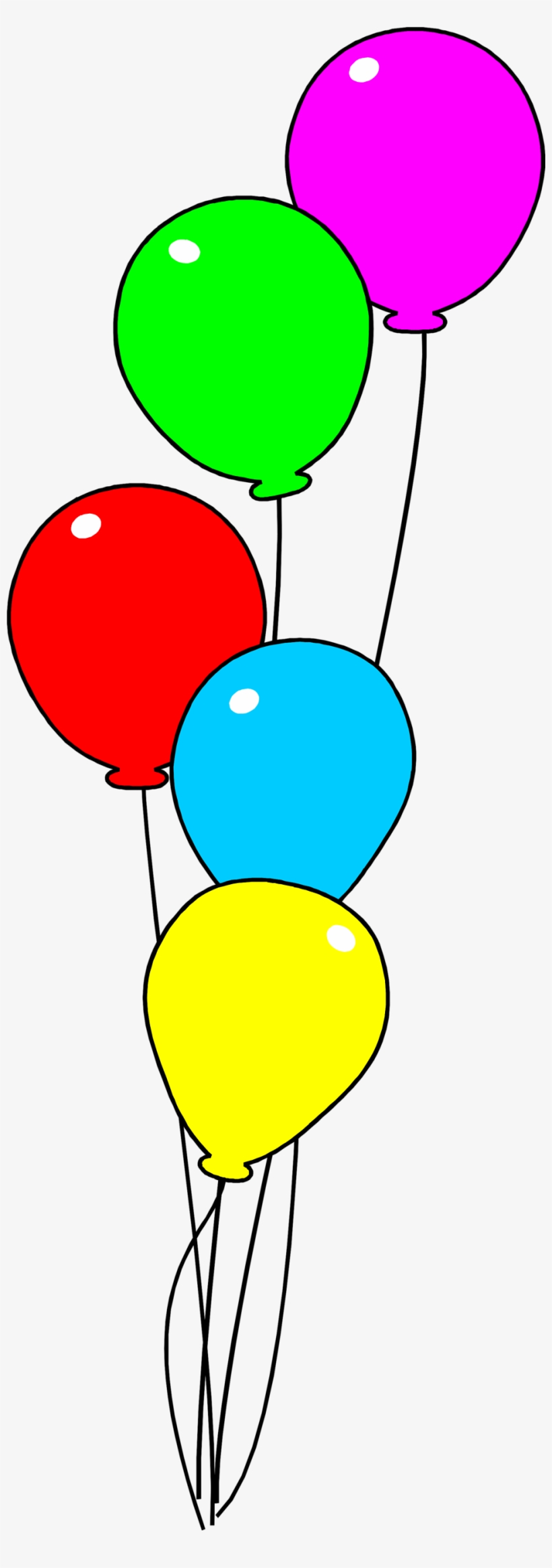 Colors Clipart Transparent Background - Balloon Clip Art Transparent Background, transparent png #2862528