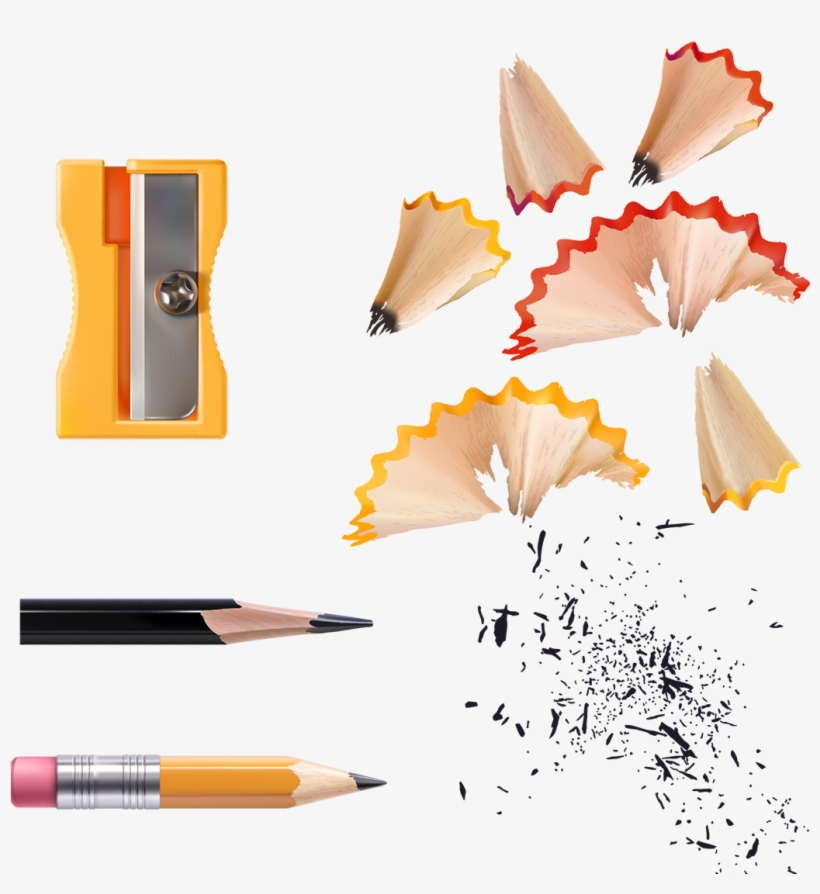 Paper Pencil Sharpener - Pencil Sharpener On Paper, transparent png #2862653