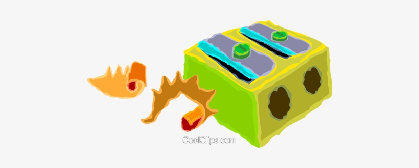 Pencil Sharpener Royalty Free Vector Clip Art Illustration, transparent png #2863037