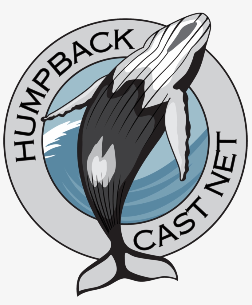 Humpback Cast Nets-logo - Fishing Cast Net Logo, transparent png #2863183