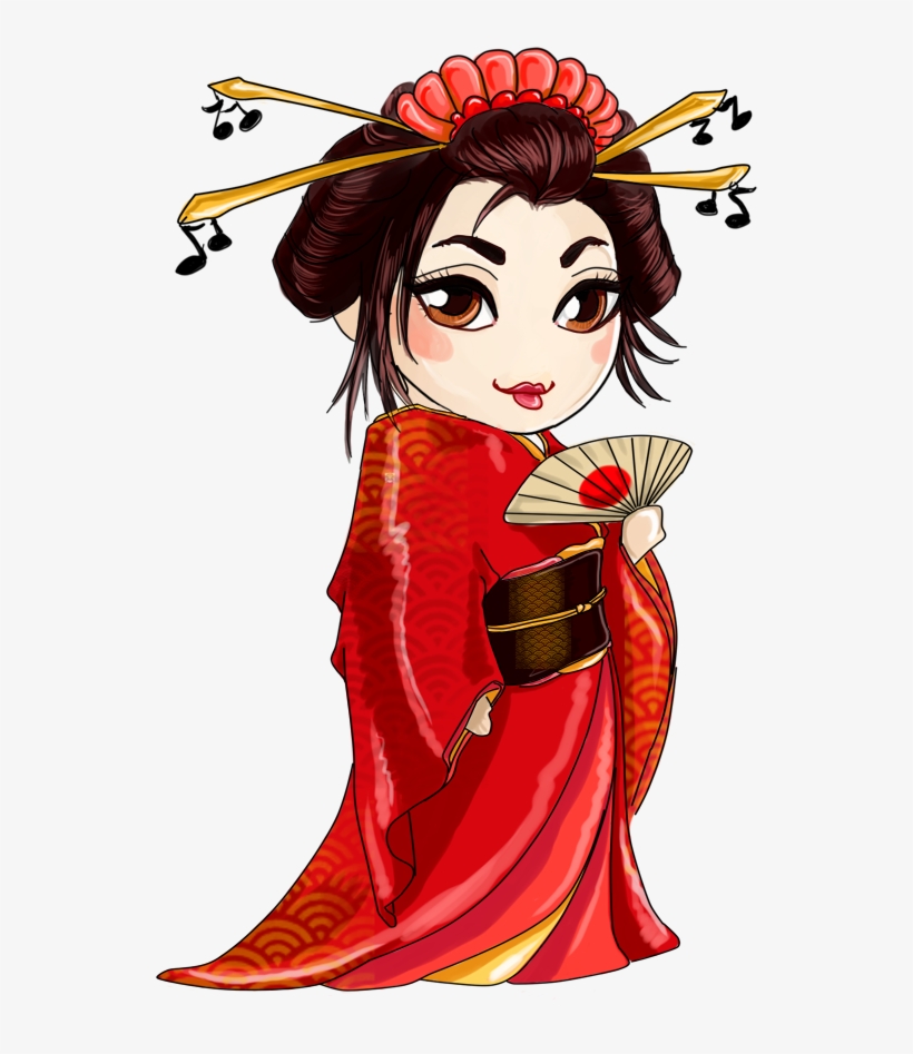 Geisha Transparent, transparent png #2863502