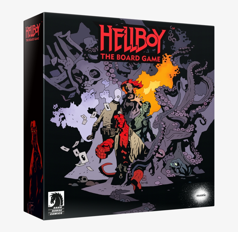 Inspired By The Legendary Tales Of Horror, Myth And - Hellboy Board Game Kickstarter, transparent png #2863709