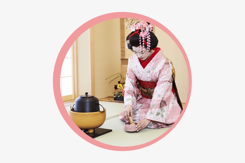 Geisha & Maiko Tea Ceremony - Kimono Tea Ceremony Maikoya Kyoto, transparent png #2863821