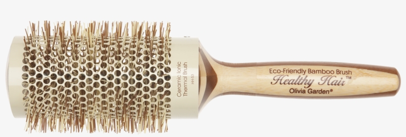 Healthy Hair Ceramic Ionic Thermal Brush - Olivia Garden Healthy Hair Ceramic Ionic Thermal Hair, transparent png #2863863