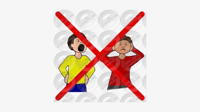 Not Run In The Classroom Clipart Clip Art - Don T Yell In The Classroom, transparent png #2863869