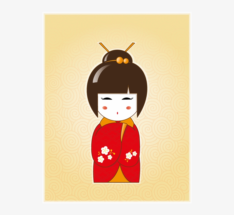Little Geisha, transparent png #2863937