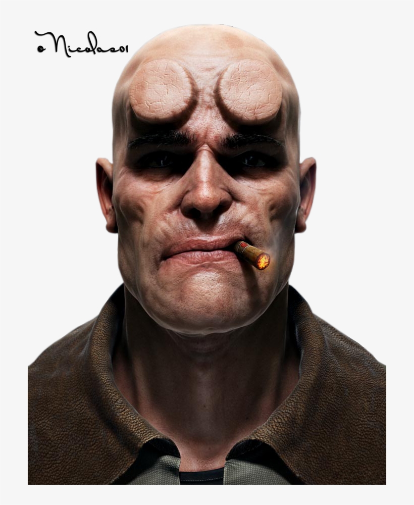 Hellboy - Hellboy Vs Vida Real, transparent png #2864024