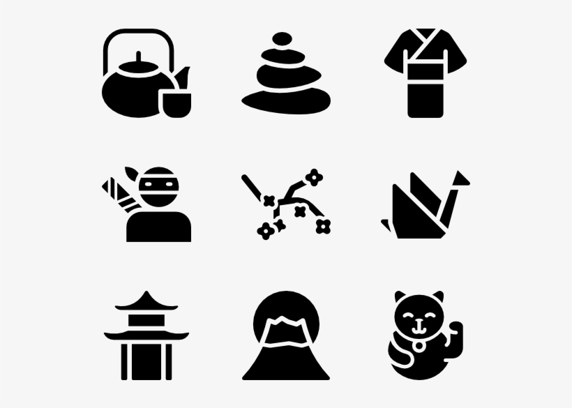 Solid Japanese Culture Elements - Spa & Beauty Icon, transparent png #2864059