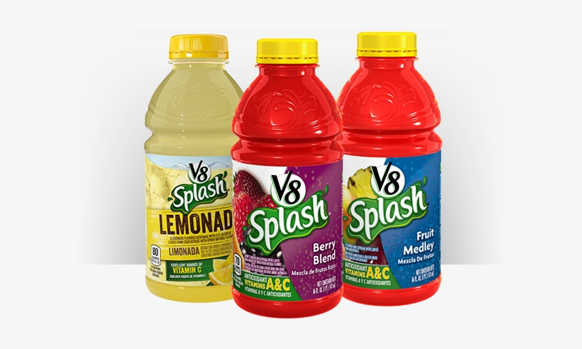V8 Splash® Antioxidants Never Tastes So Good - V8 Splash Lemonade, 16 Oz., transparent png #2864275