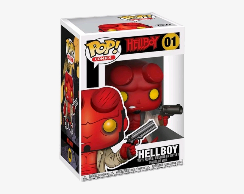 Hellboy Pop Vinyl Figure - Funko Pop Hellboy 01, transparent png #2864421
