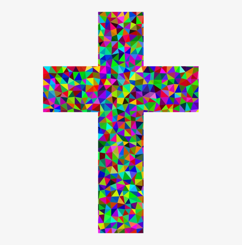 Png Crucifix Clipart Cross Girly Pictures Www Picturesboss - Clip Art Cross Colorful, transparent png #2864452