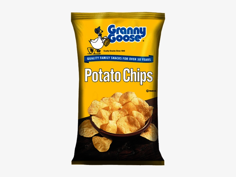 Granny Goose Potato Chips - Granny Goose Pretzels Rings, transparent png #2864619