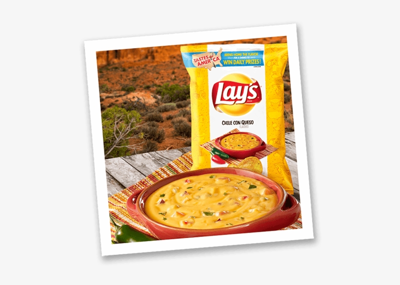 Chile Con Queso - Lay's Potato Chips, Wavy Mango Salsa - 7.75 Oz Bag, transparent png #2864650