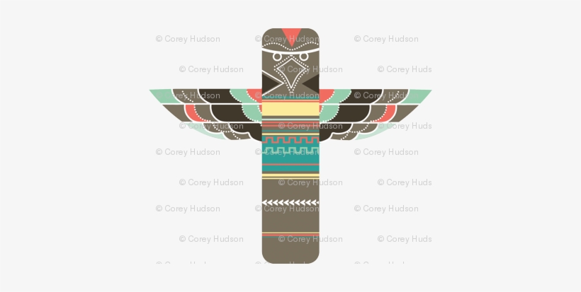 Colorful Totem Pole - Graphic Design, transparent png #2864931