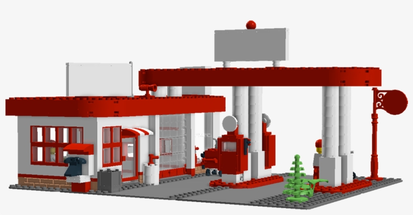 Gas Station - Clipart Gas Station, transparent png #2864970