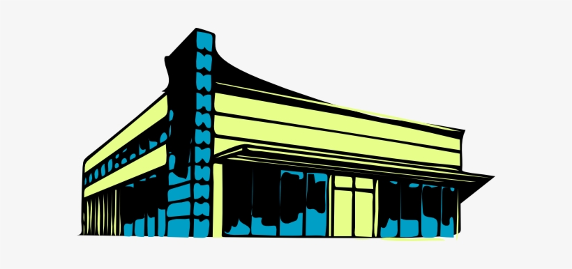 Yellow Blue Building Svg Clip Arts 600 X 306 Px, transparent png #2865011