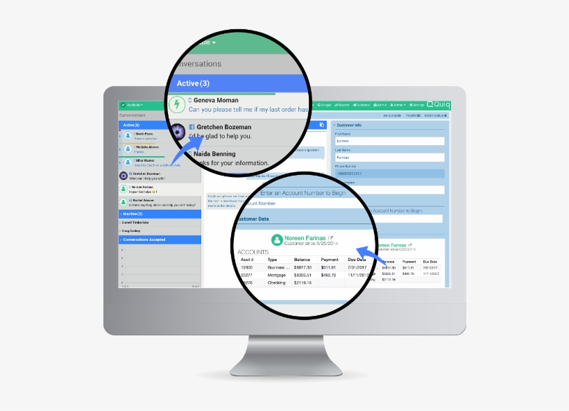 Facebook Messenger Makes It Easy To Connect With Your - Web Page, transparent png #2865188