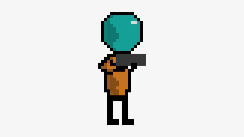 Space Soldier - Pixel Staff, transparent png #2865269
