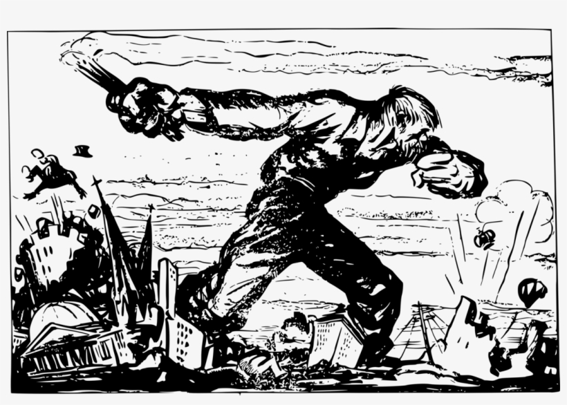 Drawing Black And White Soldier Painting Comics - Illustration, transparent png #2865551