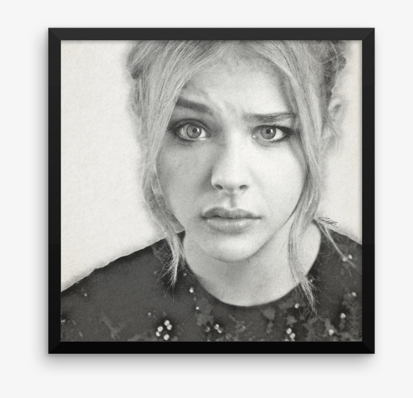 Quizzicalmoretz Mockup Wall Original - Chloë Grace Moretz, transparent png #2865554
