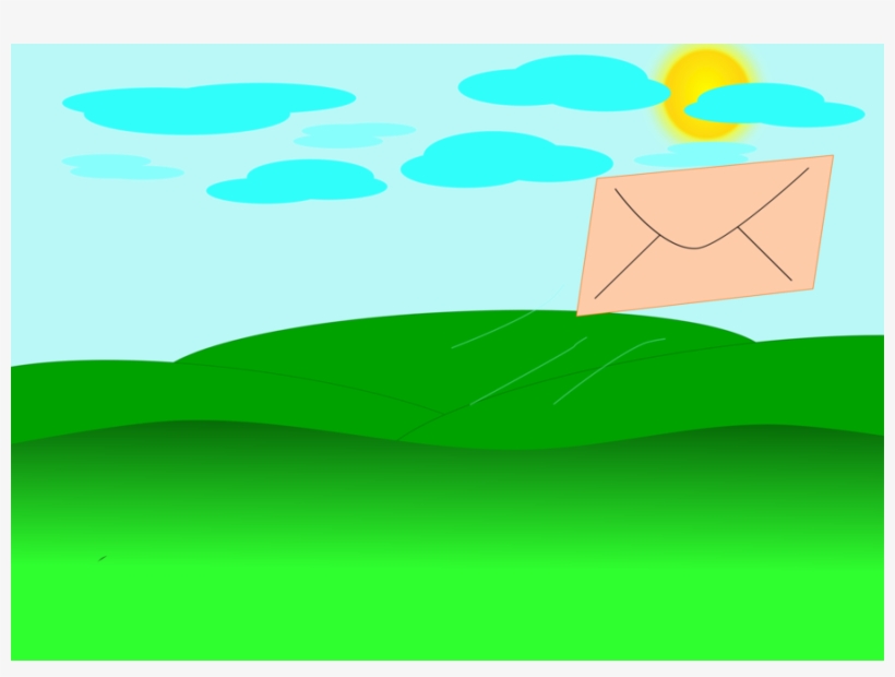 Sky Clipart Leaf Cartoon - Background Mail Images For Ppt, transparent png #2865722