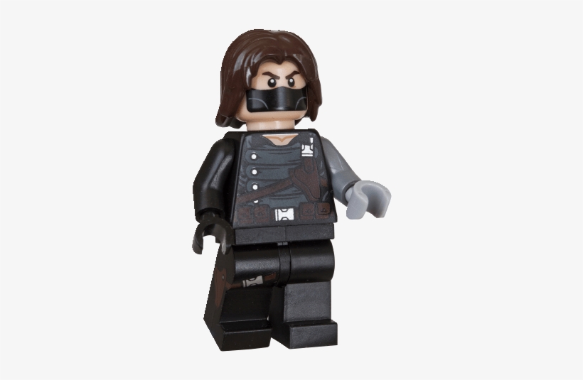 Over In The Uk, The Winter Solider Minifig Polybag - Lego Marvel Super Heroes Bucky, transparent png #2865750