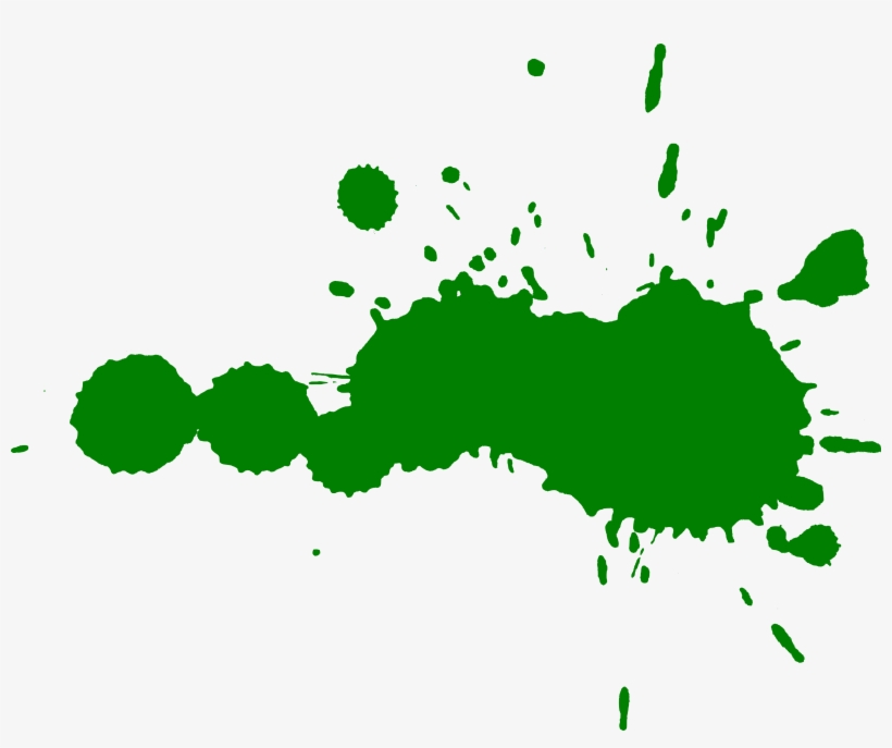 Paintsplatter Paintsplash Splatter Splash Paint Natnat7 - Transparent Green Paint Splash, transparent png #2865816
