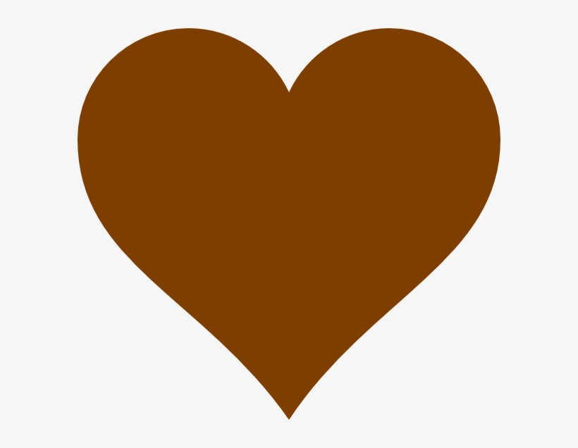The Gallery For > Melted Chocolate Background Png - Chocolate Heart Vector, transparent png #2866240