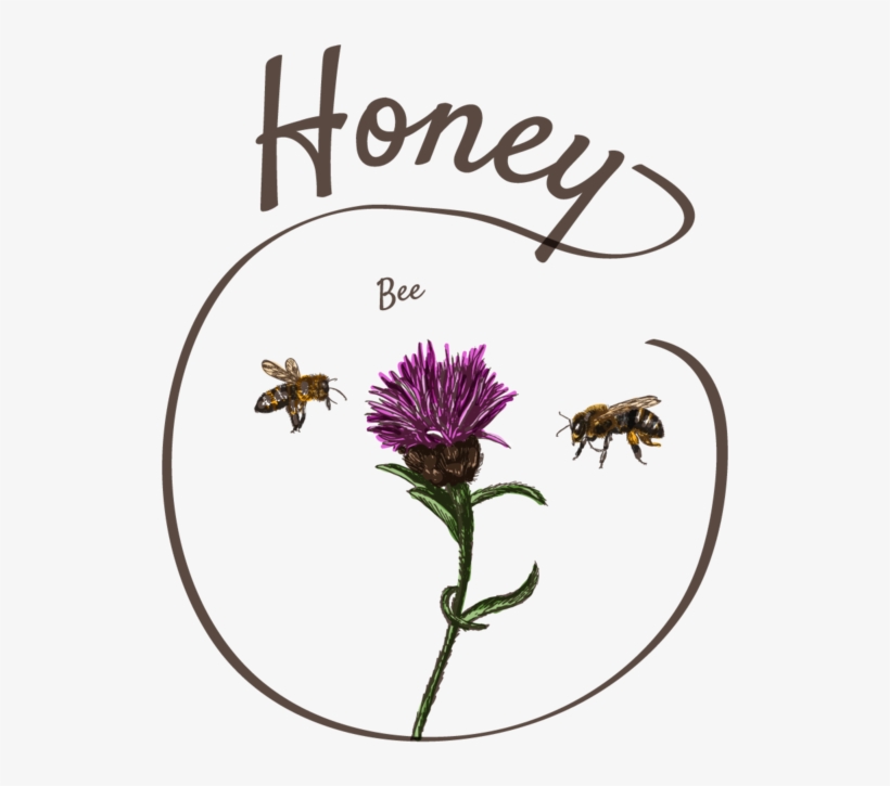 Kiss The Flower Honeybee Art, transparent png #2866337