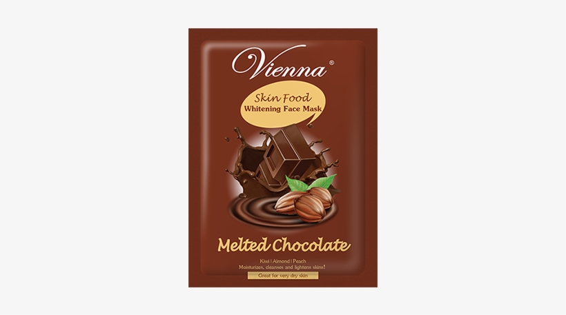 Vienna Skin Food Whitening Face Mask Melted Chocolate - Valentines, transparent png #2866415