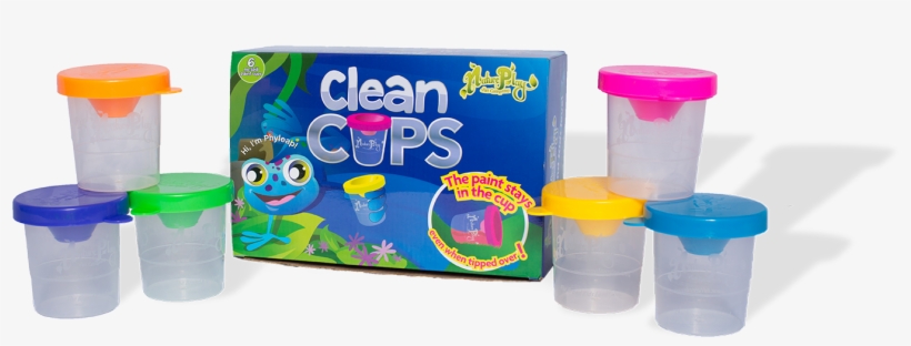 No Spill Paint Cups "clean Cups" - Natureplay Clean Cups - No Spill Paint Cups, transparent png #2867172