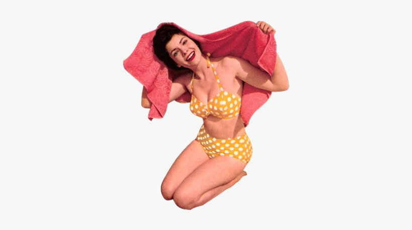 Pin Up Girl, Png, Transparent Background - Pin Up Bathing Suit Transparent Background, transparent png #2867406