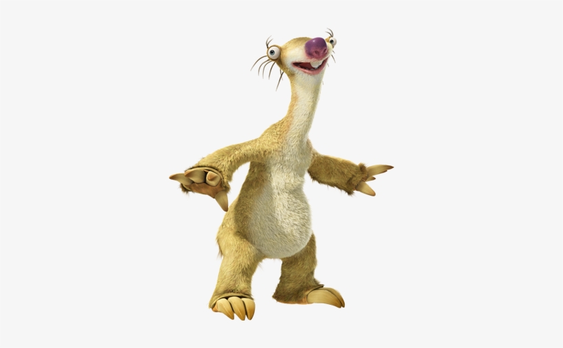 Google Ice Age Funny, Ice Age Sid, Animation Movies, - Personagens Era Do Gelo, transparent png #2867442