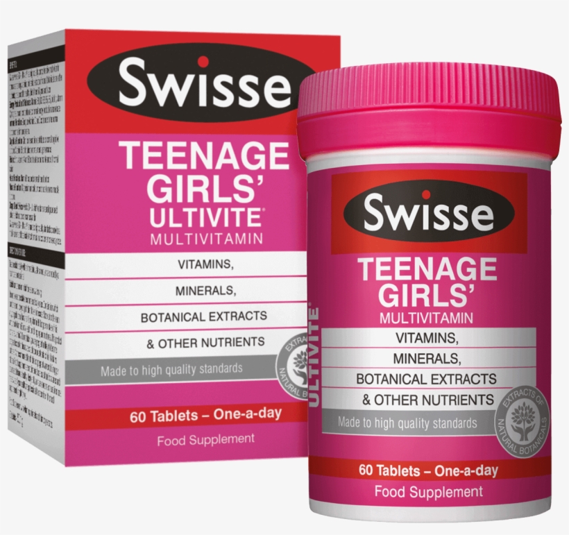Swisse Teenage Girls' Ultivite Multivitamin Tablets - Swisse Men's Ultivite Multivitamin 30 Tablets, transparent png #2867776