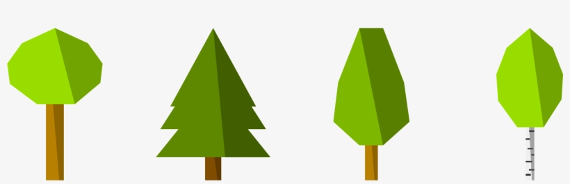 Big Image - Flat Tree Clipart Png, transparent png #2867805