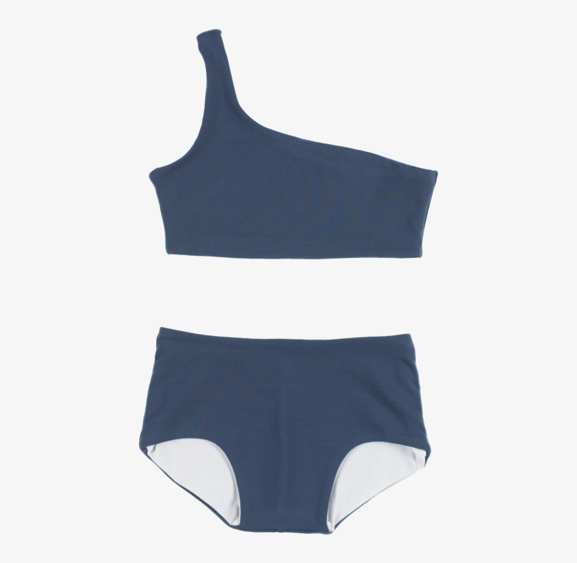 Little Creative Factory Asymmetric Bikini Girl - Bikini, transparent png #2867840