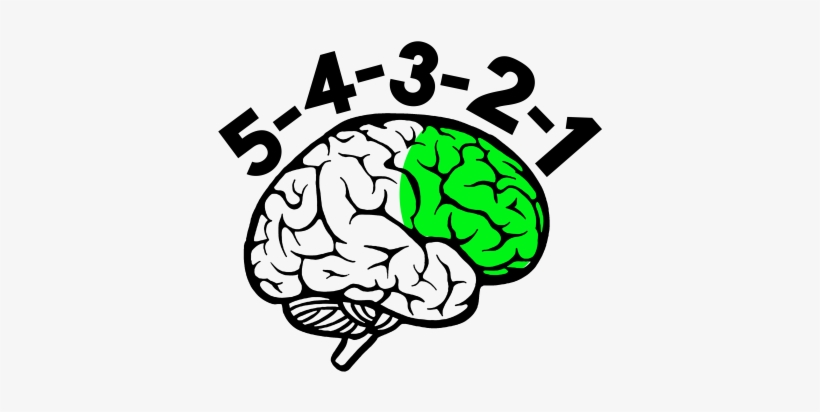 Mental Gears, Interrupt Your Habit Of Overthinking - 5 Second Rule Brain, transparent png #2868188