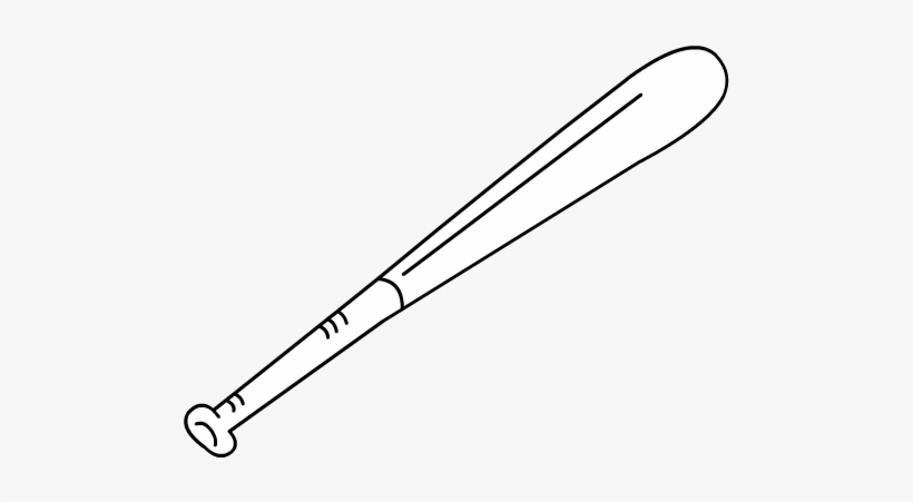 Baseball Bat Clipart Coloring Page, png, png download, free png, transparen...