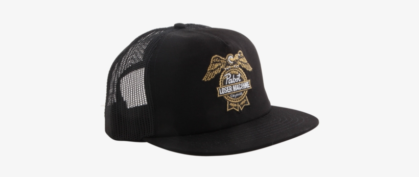 Loser Machine X Pabst Blue Ribbon Badge Trucker Hat - Trucker Hat, transparent png #2869273