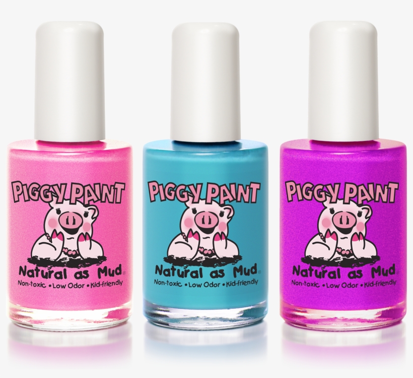 Piggy Paint, Nail Polish, Birthday Bash Gift Set, 3 - Bubble Trouble Piggy Paint, transparent png #2869355