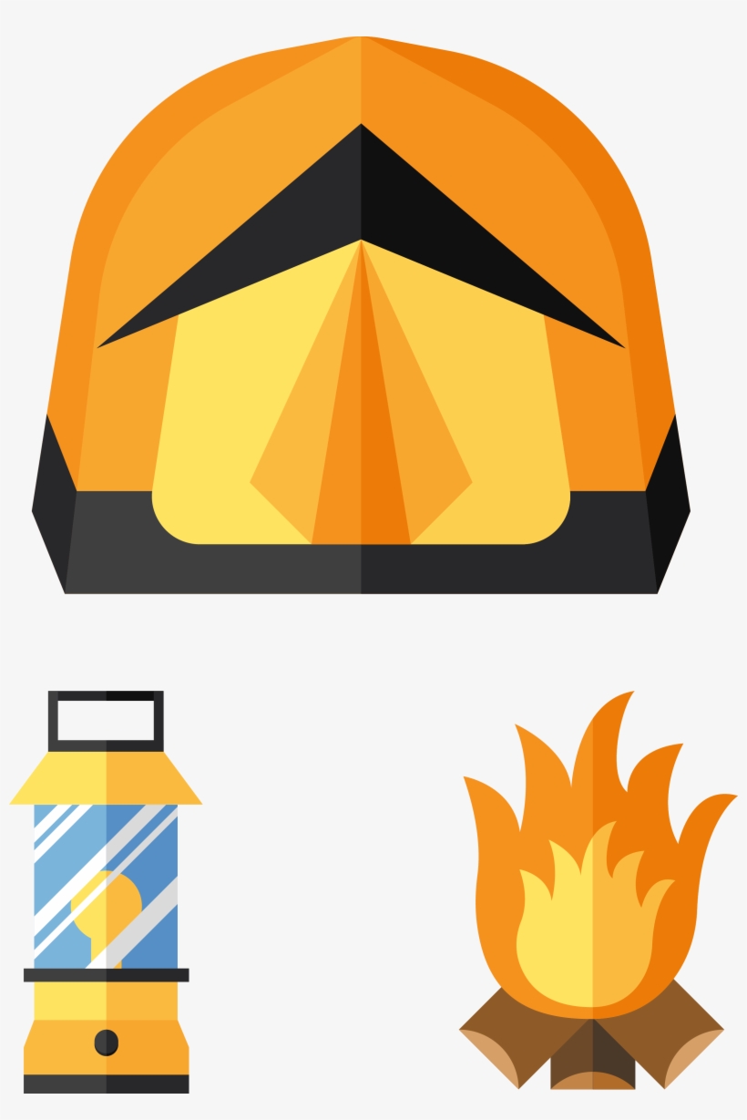 Bonfire Clipart Aag - Campfire Art Vector, transparent png #2869357