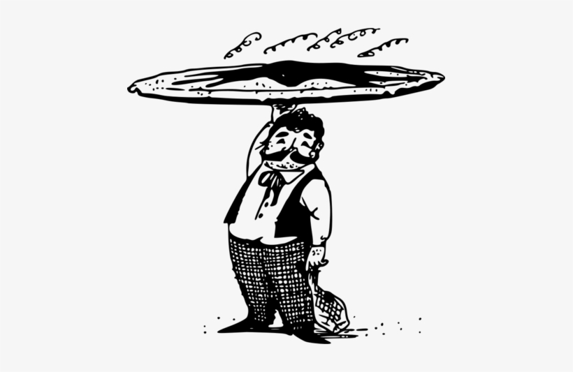 Pizza Waiter Without Menues - Pizza Clip Art, transparent png #2869494