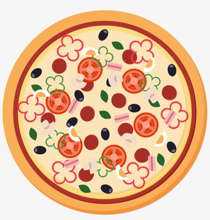 Pizza Take - Pizza Vector, transparent png #2869600