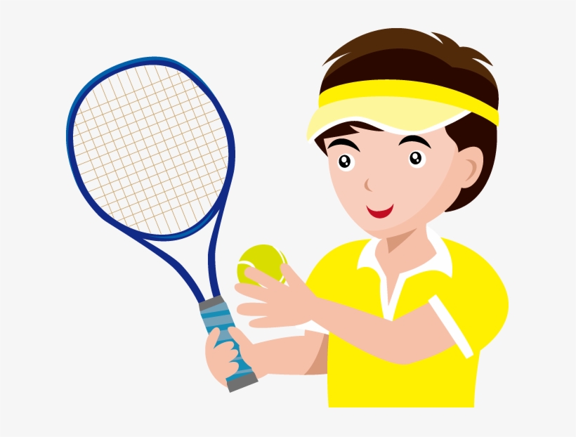 Tennis - Tennis Player Clipart Png, transparent png #2869710