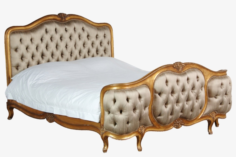 Bed Png - Padded French Bed, transparent png #2869730
