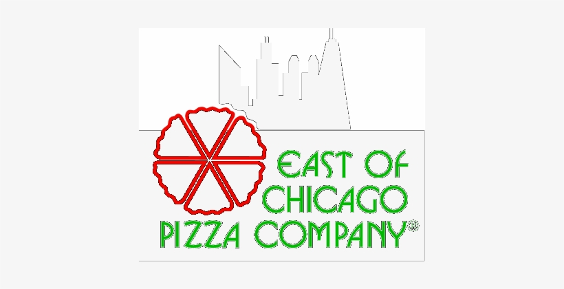 East Of Chicago Pizza Logo, transparent png #2869759