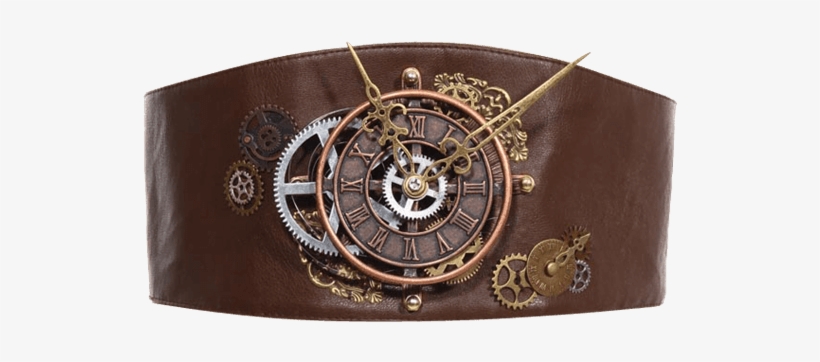 Steampunk Clock Belt - Steampunk Revolution Air Vehicle Siege Program Leatherette, transparent png #2870088