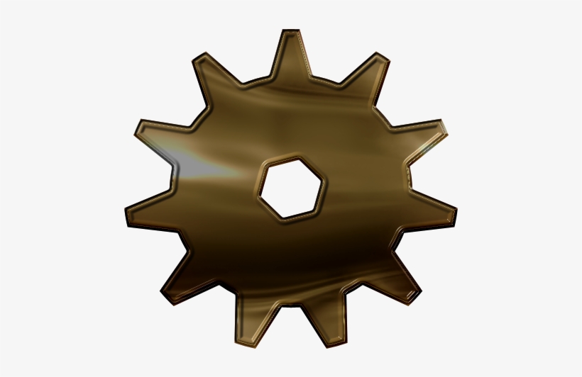 Steampunk Nut 500 X - Vector Graphics, transparent png #2870285