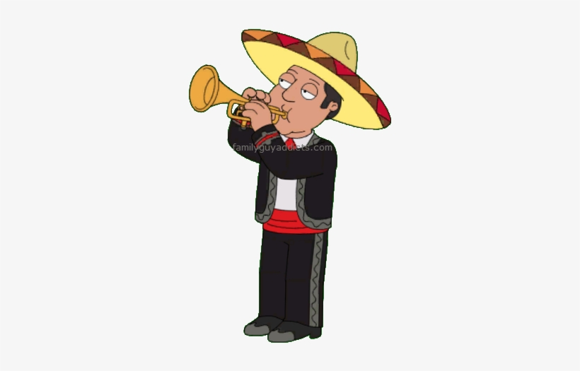 Mariachi La Almeja Violinist Mariachi La Almeja Trumpeter - Mariachi Family Guy, transparent png #2870712