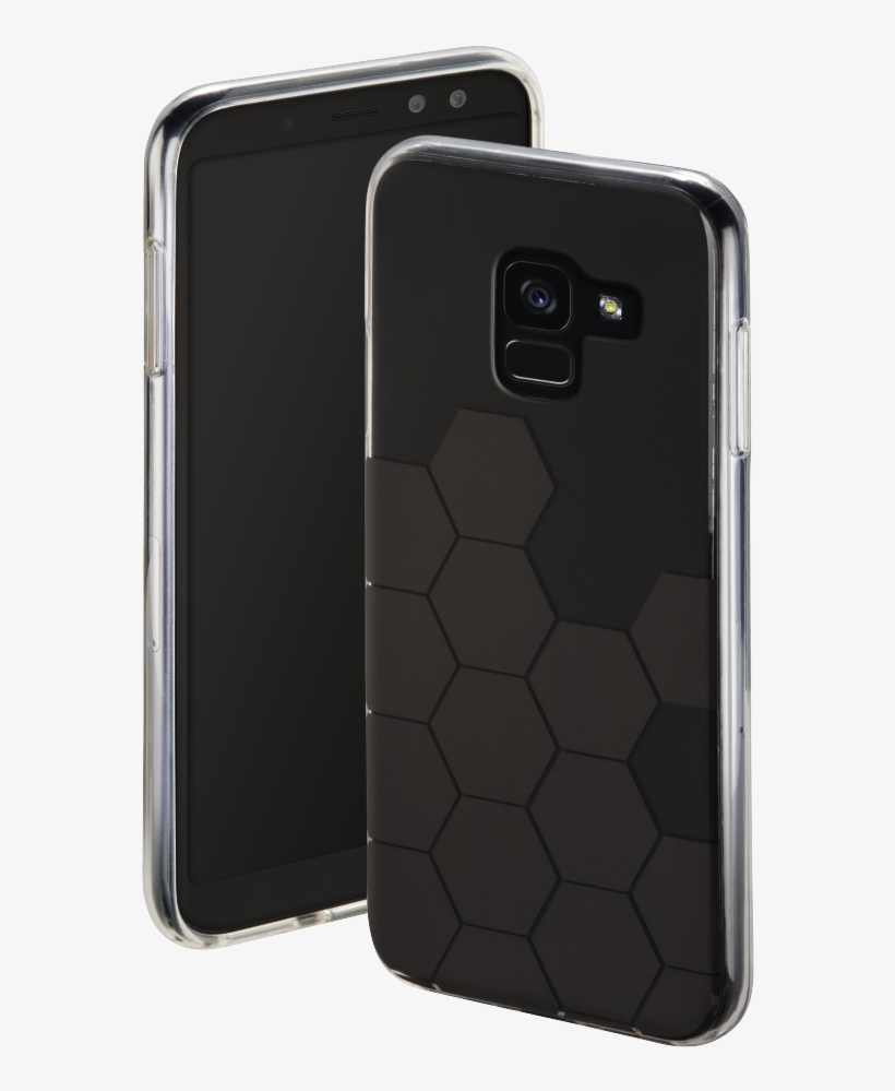 "hexagon" Cover For Samsung Galaxy A8 , Black - Samsung Galaxy A8, transparent png #2870747
